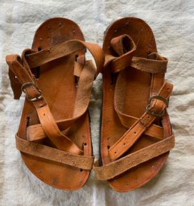 Handmade Tire Sole Leather Sandals