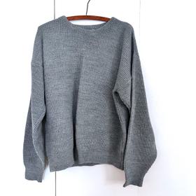 Shaker knit pullover sweater