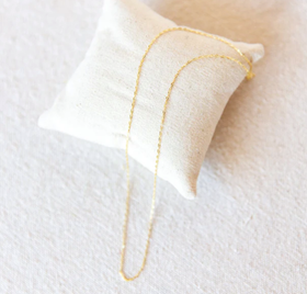 Solid Gold Dainty Chain