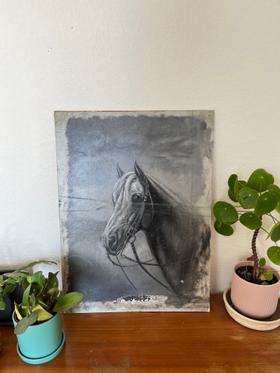 Oil Illustration of Horse