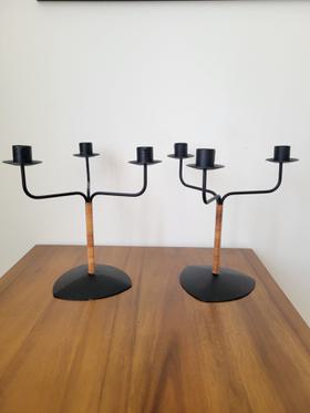Danish modernist candelabras