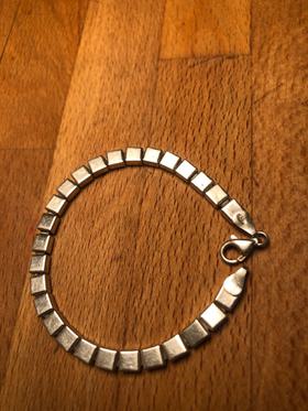Geometric  Sterling Silver Bracelet