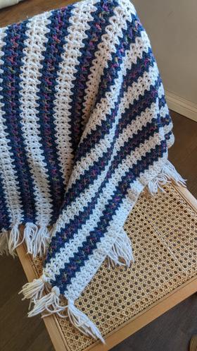 crochet throw blanket