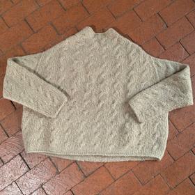 Handknit Cable Pullover