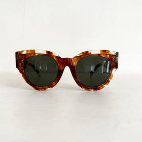 striped tortoise sunglasses