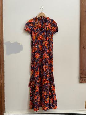 Vintage 1970s Hippie Project Dress