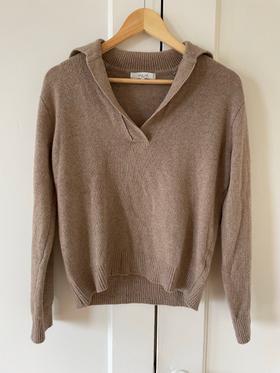 Wool Polo Sweater