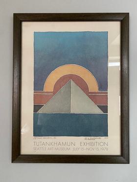 '78 Seattle Art Museum Tutankhamun Litho