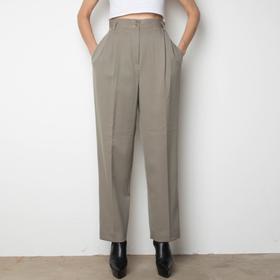 80s Taupe Wool Pant
