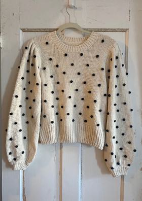 Cream Bobble Stitch Sweater
