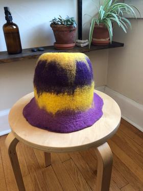 felted wool bucket hat