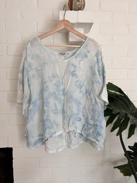 Hand dyed blouse