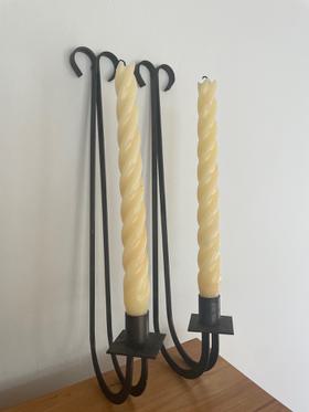 Post modern Iron candle sconces