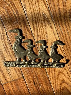 Brass Duck Key Holder
