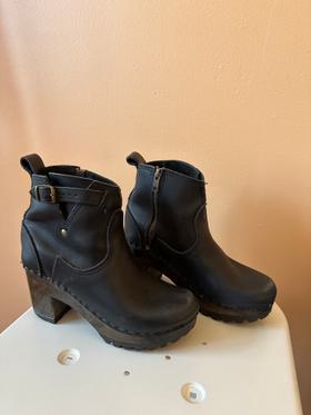Buckle Clog Boots