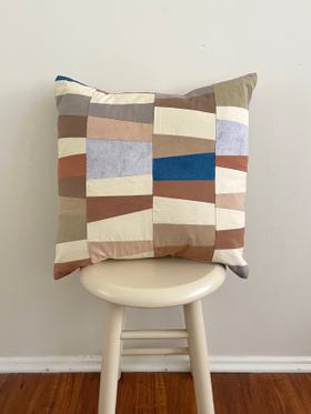 handmade patchwork pillow
