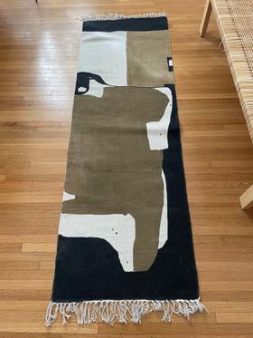 OOAK Handpainted rug