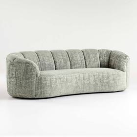 Rouelle Channel Tufted Sofa, made in NC