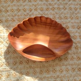 Kamani wood shell tray