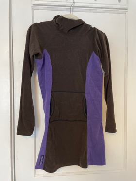 Microgrid Fleece Dress