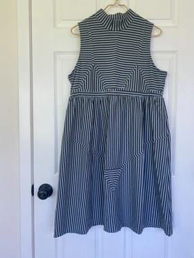 Maternity Striped Bikini Dress
