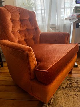 Velvet chair set