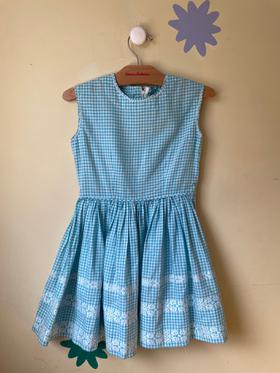 Handmade vintage gingham dress
