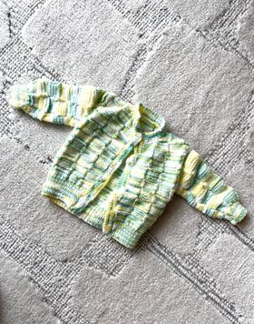 Knit baby sweater