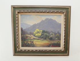 Vintage David Barber Landscape Painting