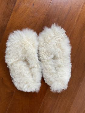 Sheepskin slippers