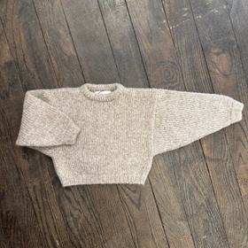Baby balloon sleeve sweater
