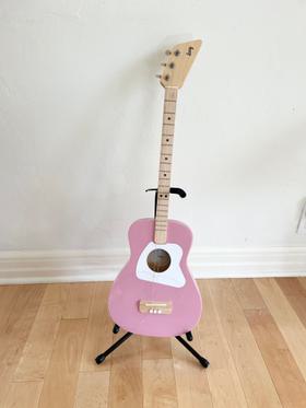 Pro Acoustic Pink Guitar