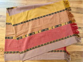 Handwoven Ikat textile/throw/tablecloth