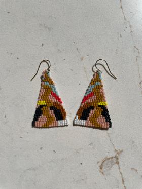 The Path Beaded Triangles