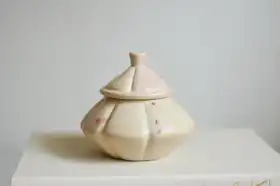 mid century marble vase