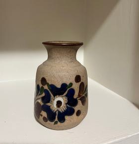 floral ceramic bud vase