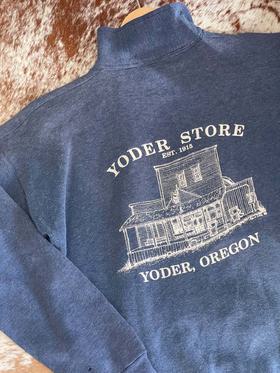 Vintage "Yoder Oregon" Zip Sweatshirt