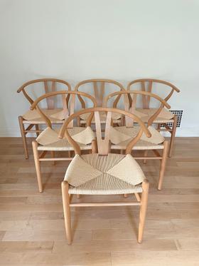 Wishbone Wood Chairs (set of 6)