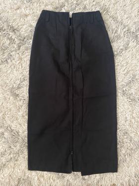 Zipper Skirt—Black