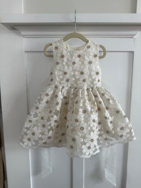 White floral occasion dress