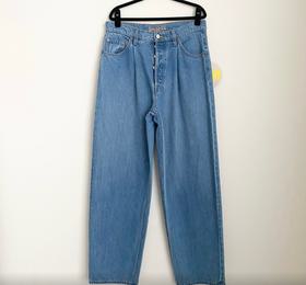 Pleated Fun Dip Puddle Jeans
