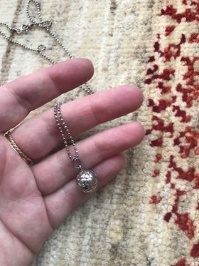 Sterling Silver Ball Chain & Necklace