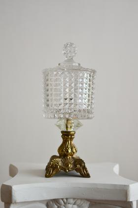 Vintage crystal vase