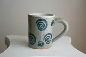 vintage ceramic cup