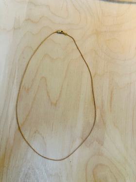 14K SOLID GOLD 1MM CABLE CHAIN