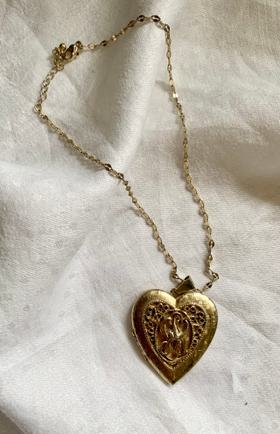 Vintage Large Heart Locket