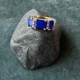 Lapis lazuli 14k ring
