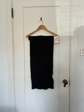 Black Liko Ribbed Skirt