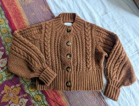 Bernadette Alpaca Cardigan Sweater