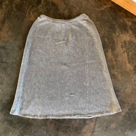 Handknit Vintage Natural Fiber Skirt